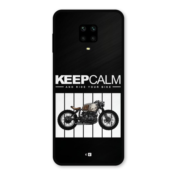 Keeps Calm Metal Back Case for Redmi Note 9 Pro Max