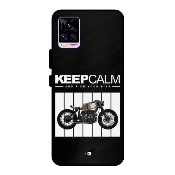 Keeps Calm Metal Back Case for Vivo V20 Pro