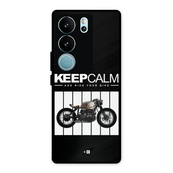 Keeps Calm Metal Back Case for Vivo V29