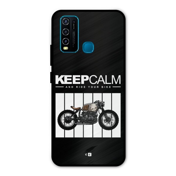 Keeps Calm Metal Back Case for Vivo Y50