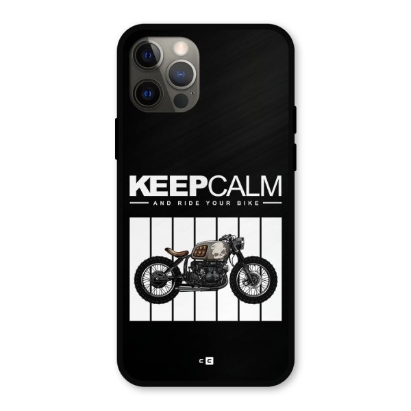 Keeps Calm Metal Back Case for iPhone 12 Pro