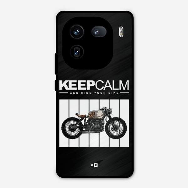 Keeps Calm Metal Back Case for iQOO 12