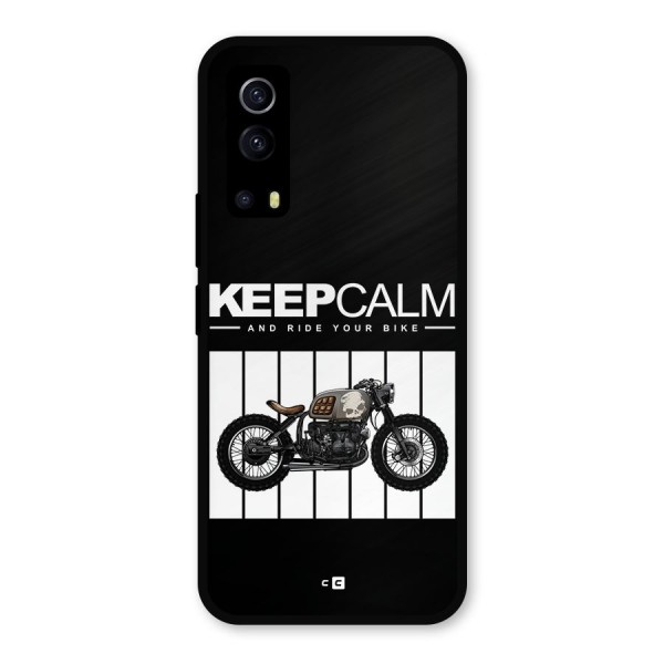 Keeps Calm Metal Back Case for iQOO Z3
