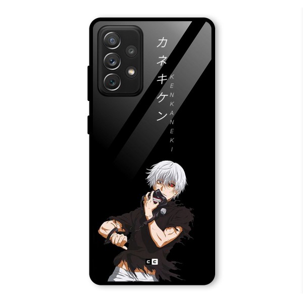 Ken Kanek Unveiling Mask Glass Back Case for Galaxy A72