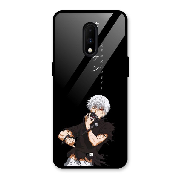 Ken Kanek Unveiling Mask Glass Back Case for OnePlus 7