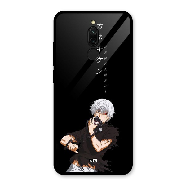 Ken Kanek Unveiling Mask Glass Back Case for Redmi 8