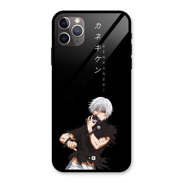 Ken Kanek Unveiling Mask Glass Back Case for iPhone 11 Pro Max