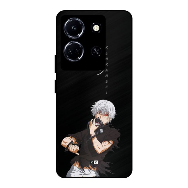 Ken Kanek Unveiling Mask Metal Back Case for Infinix Note 30 5G