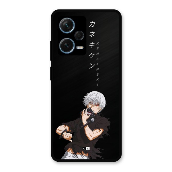 Ken Kanek Unveiling Mask Metal Back Case for Redmi Note 12 Pro Plus 5G