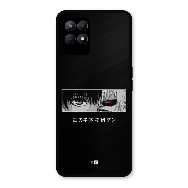 Ken Kaneki Minimalistic Art Metal Back Case for Realme Narzo 50