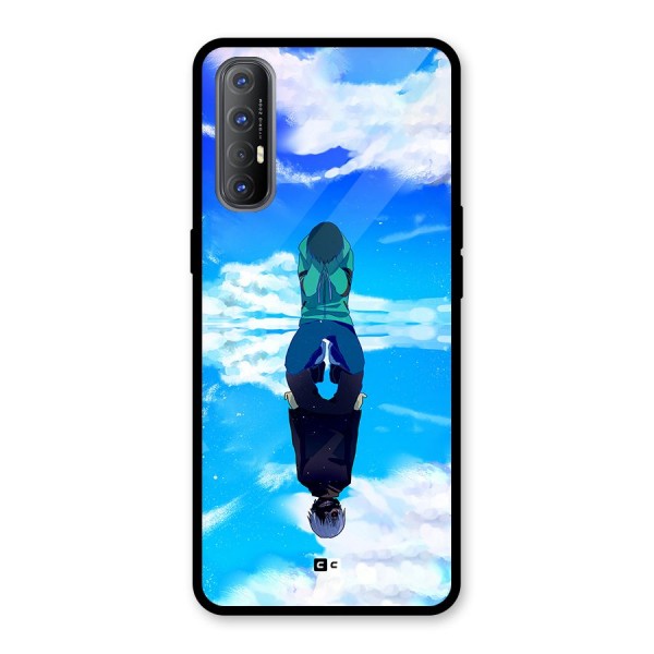Ken Kaneki Reflection Glass Back Case for Oppo Reno3 Pro