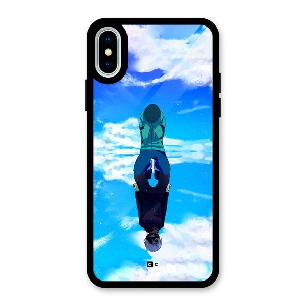 Ken Kaneki Reflection Glass Back Case for iPhone X