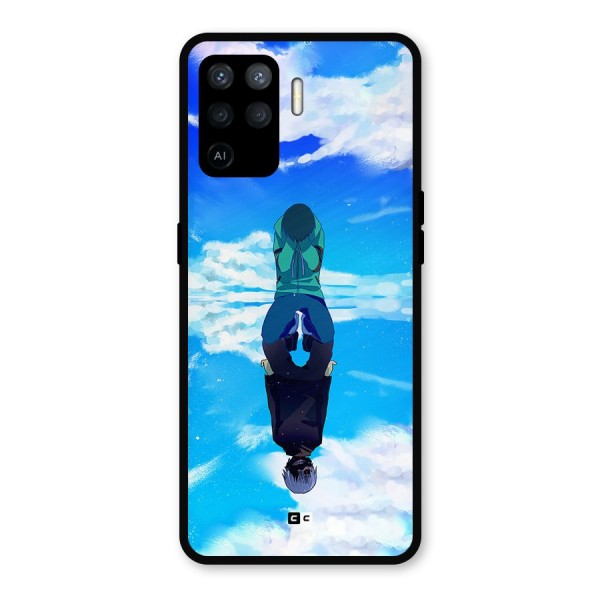 Ken Kaneki Reflection Metal Back Case for Oppo F19 Pro