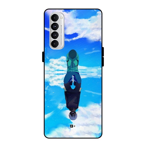 Ken Kaneki Reflection Metal Back Case for Oppo Reno4 Pro