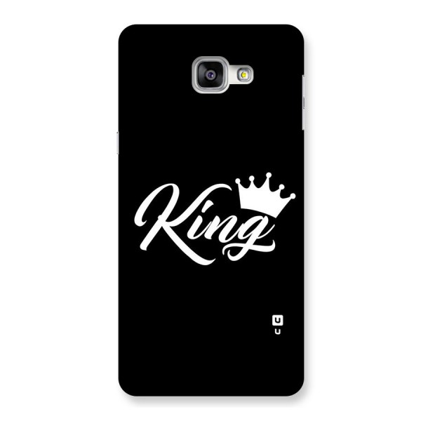 King Crown Typography Back Case for Galaxy A9