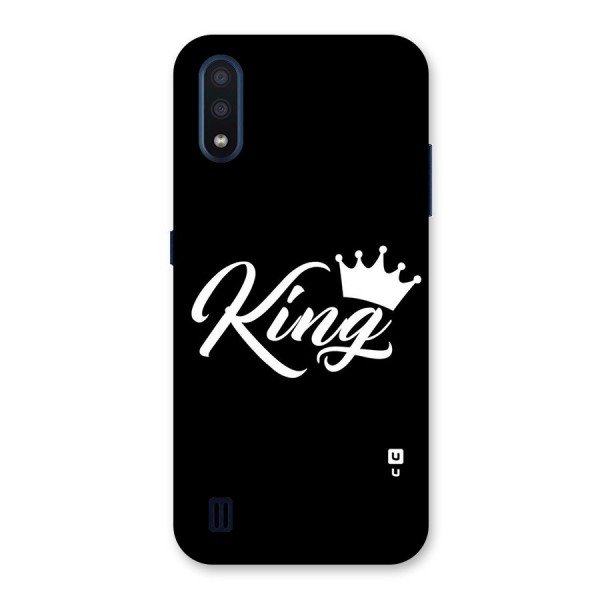 King Crown Typography Back Case for Galaxy M01