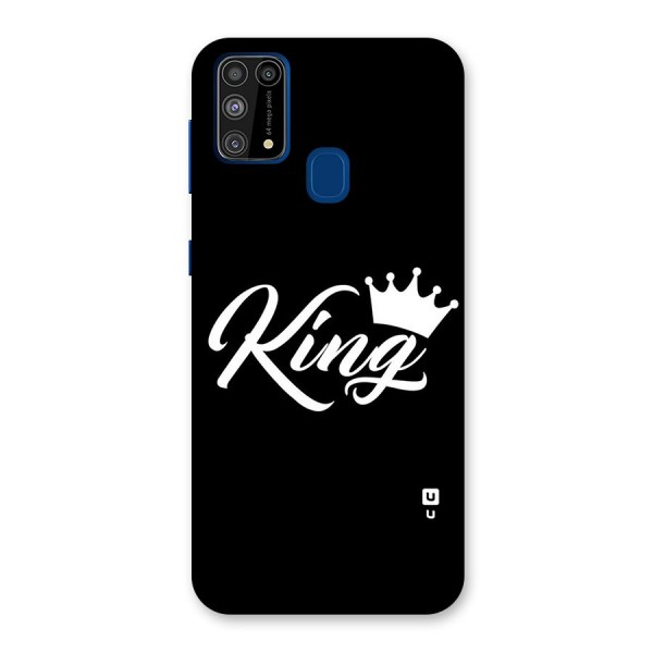 King Crown Typography Back Case for Galaxy M31
