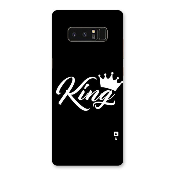 King Crown Typography Back Case for Galaxy Note 8
