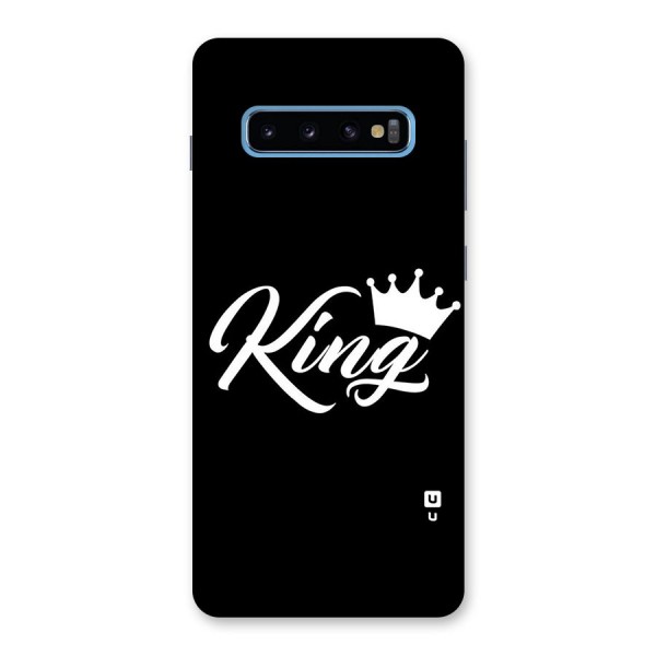 King Crown Typography Back Case for Galaxy S10 Plus