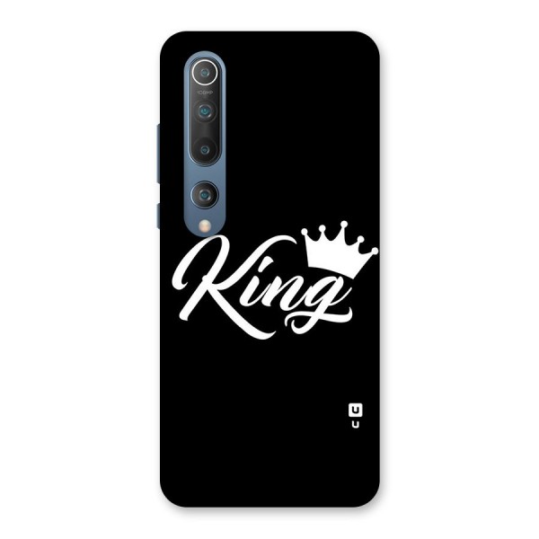 King Crown Typography Back Case for Mi 10