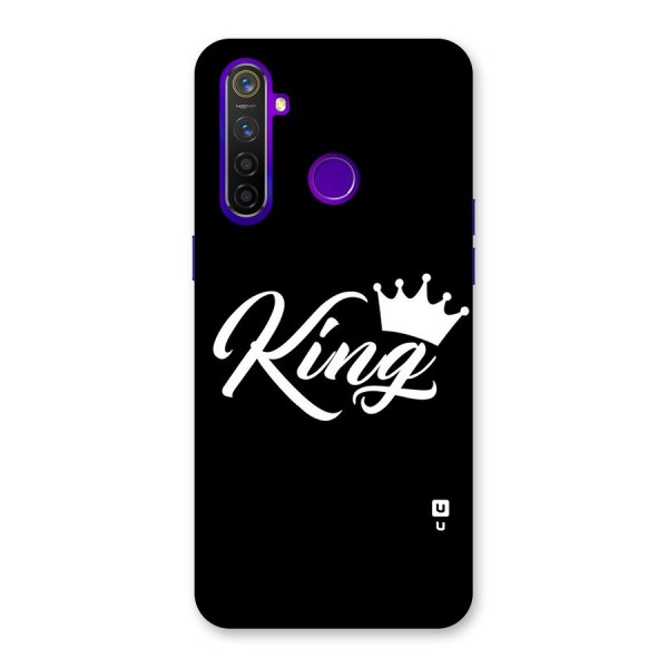 King Crown Typography Back Case for Realme 5 Pro