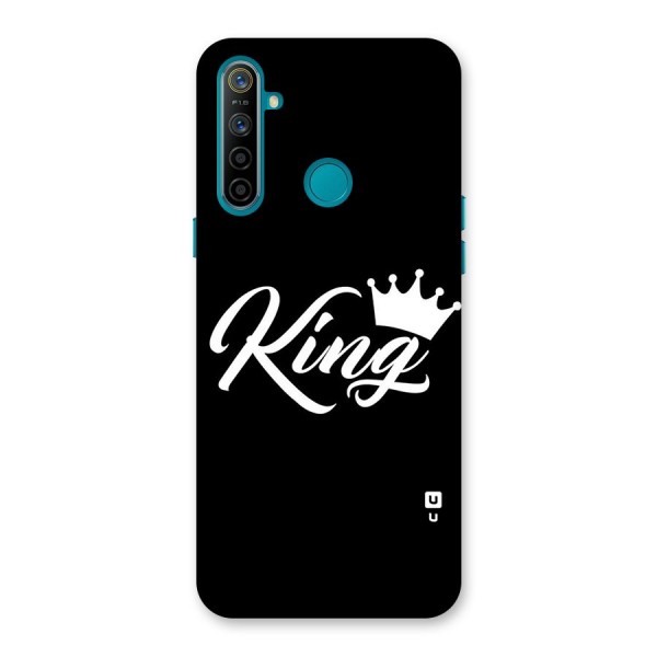 King Crown Typography Back Case for Realme 5i