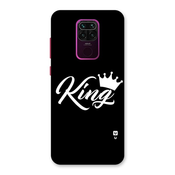 King Crown Typography Back Case for Redmi Note 9
