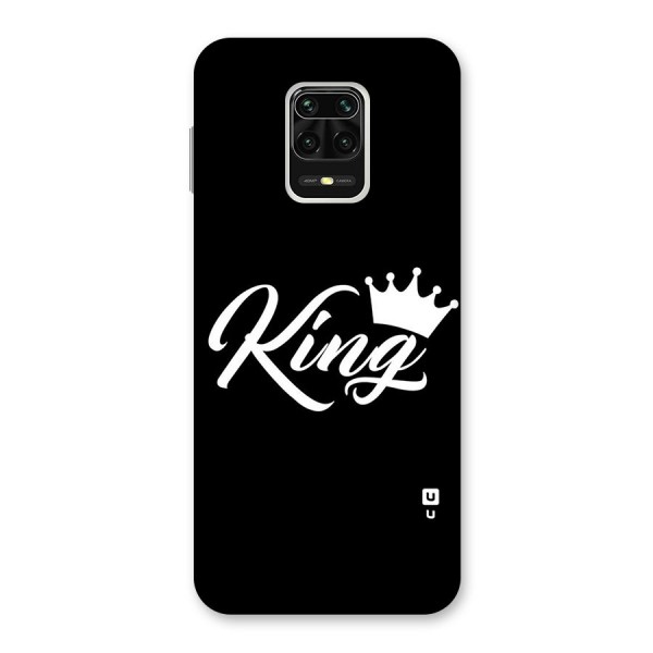 King Crown Typography Back Case for Redmi Note 9 Pro Max