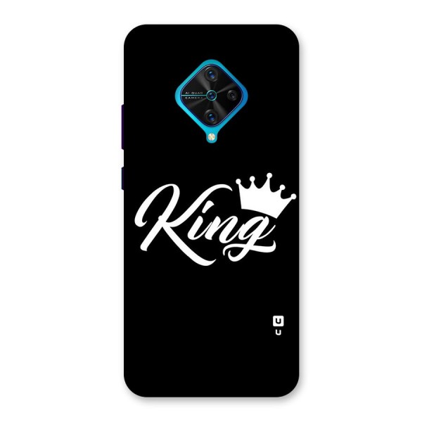 King Crown Typography Back Case for Vivo S1 Pro