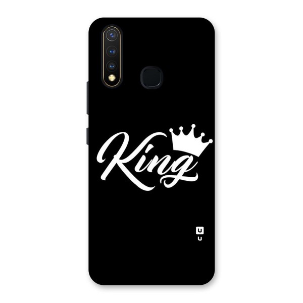 King Crown Typography Back Case for Vivo U20