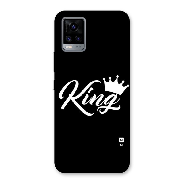 King Crown Typography Back Case for Vivo V20