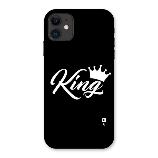 King Crown Typography Back Case for iPhone 11