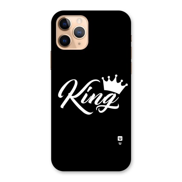 King Crown Typography Back Case for iPhone 11 Pro