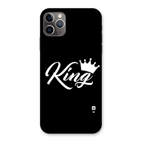 King Crown Typography Back Case for iPhone 11 Pro Max
