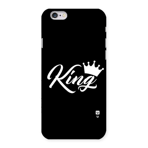 King Crown Typography Back Case for iPhone 6 6S
