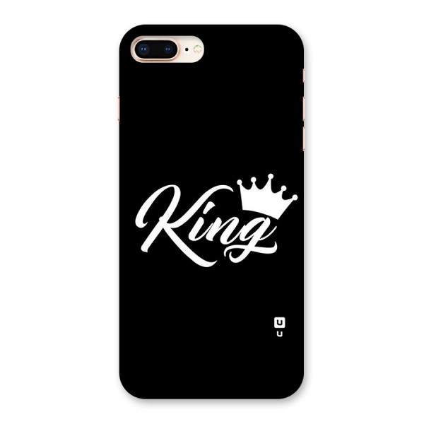 King Crown Typography Back Case for iPhone 8 Plus