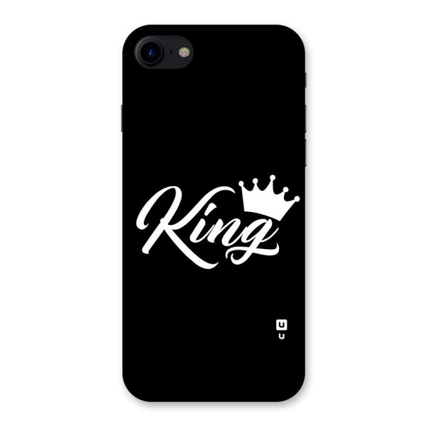 King Crown Typography Back Case for iPhone SE 2020