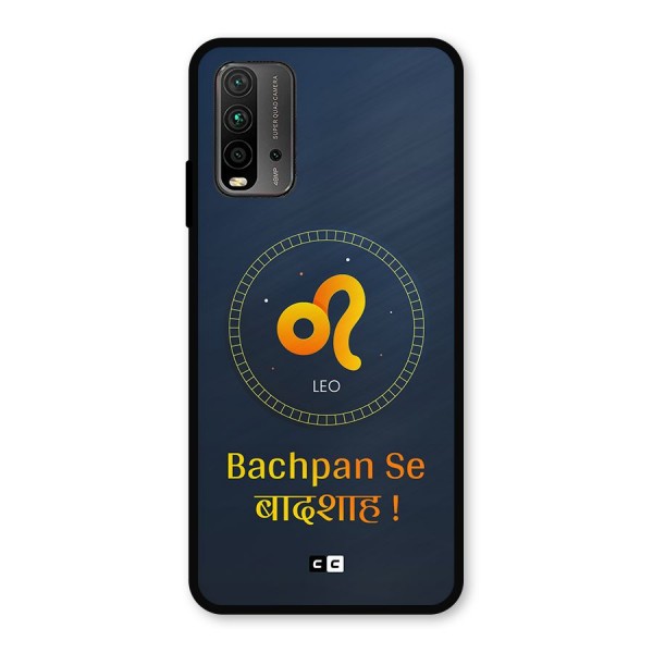 King Leo Metal Back Case for Redmi 9 Power