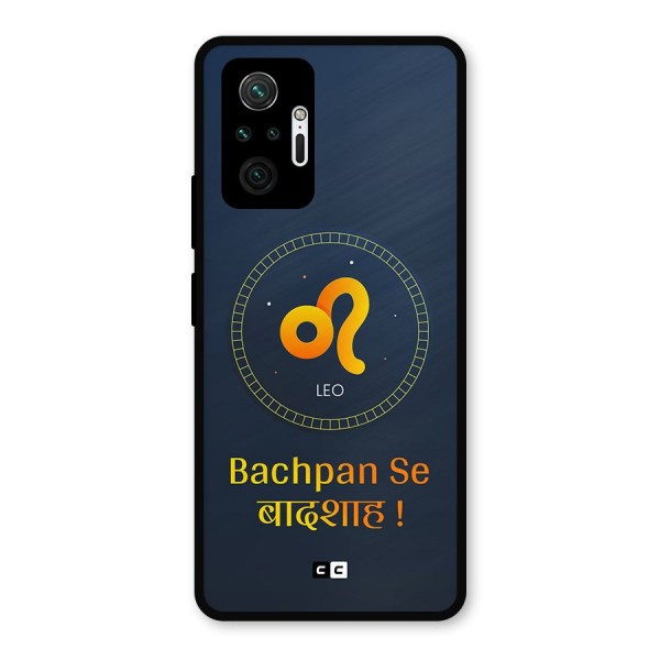 King Leo Metal Back Case for Redmi Note 10 Pro Max