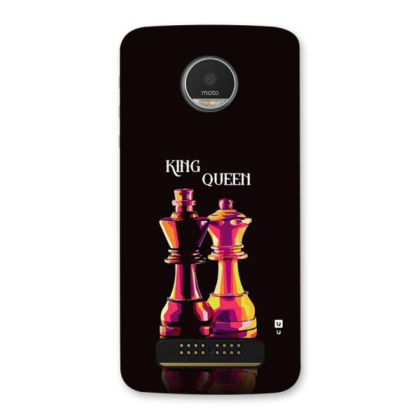 King Queen Back Case for Moto Z Play