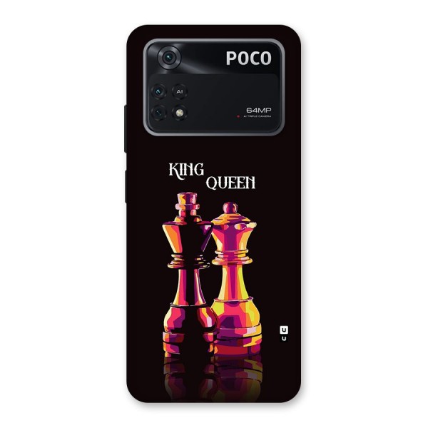 King Queen Back Case for Poco M4 Pro 4G