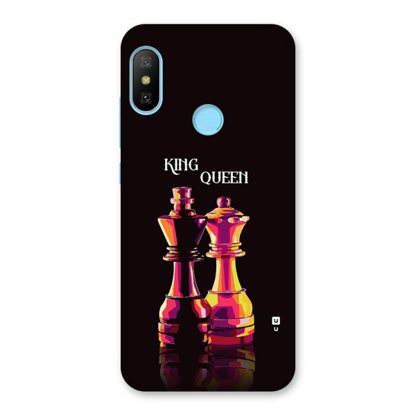 King Queen Back Case for Redmi 6 Pro