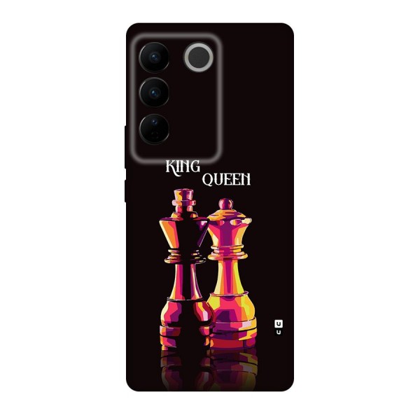 King Queen Back Case for Vivo V27