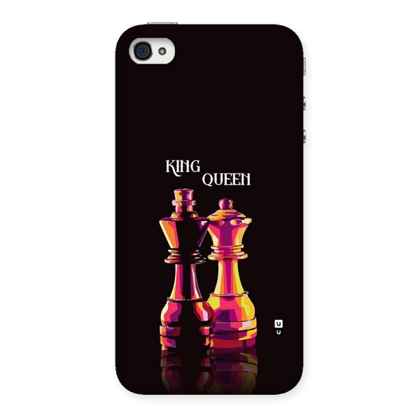 King Queen Back Case for iPhone 4 4s