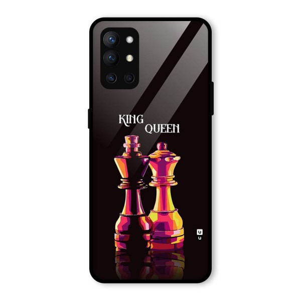 King Queen Glass Back Case for OnePlus 9R