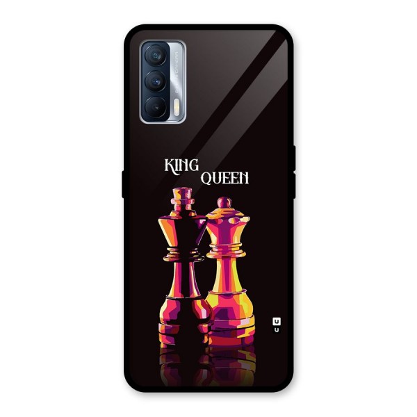 King Queen Glass Back Case for Realme X7