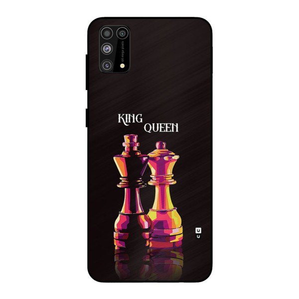 King Queen Metal Back Case for Galaxy F41