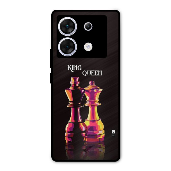 King Queen Metal Back Case for Infinix Zero 30 5G