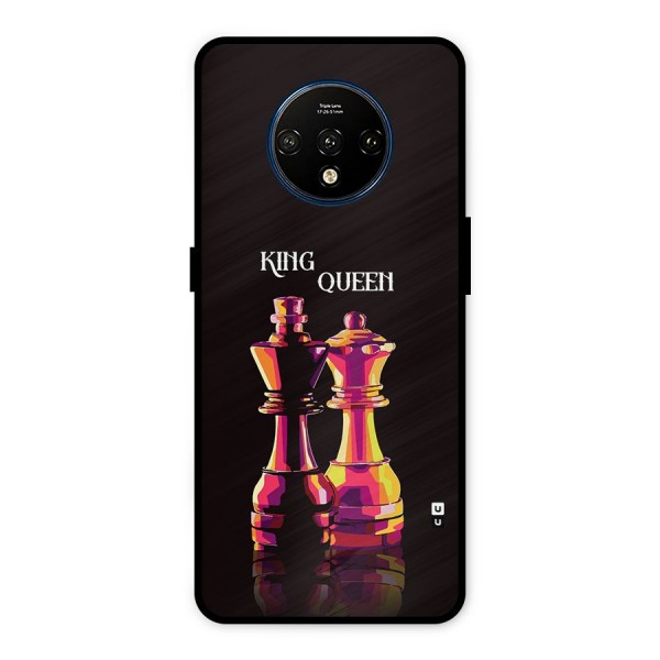 King Queen Metal Back Case for OnePlus 7T