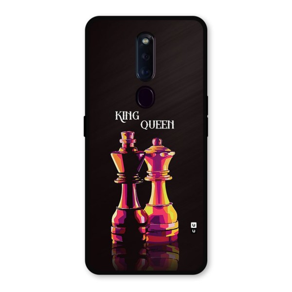 King Queen Metal Back Case for Oppo F11 Pro
